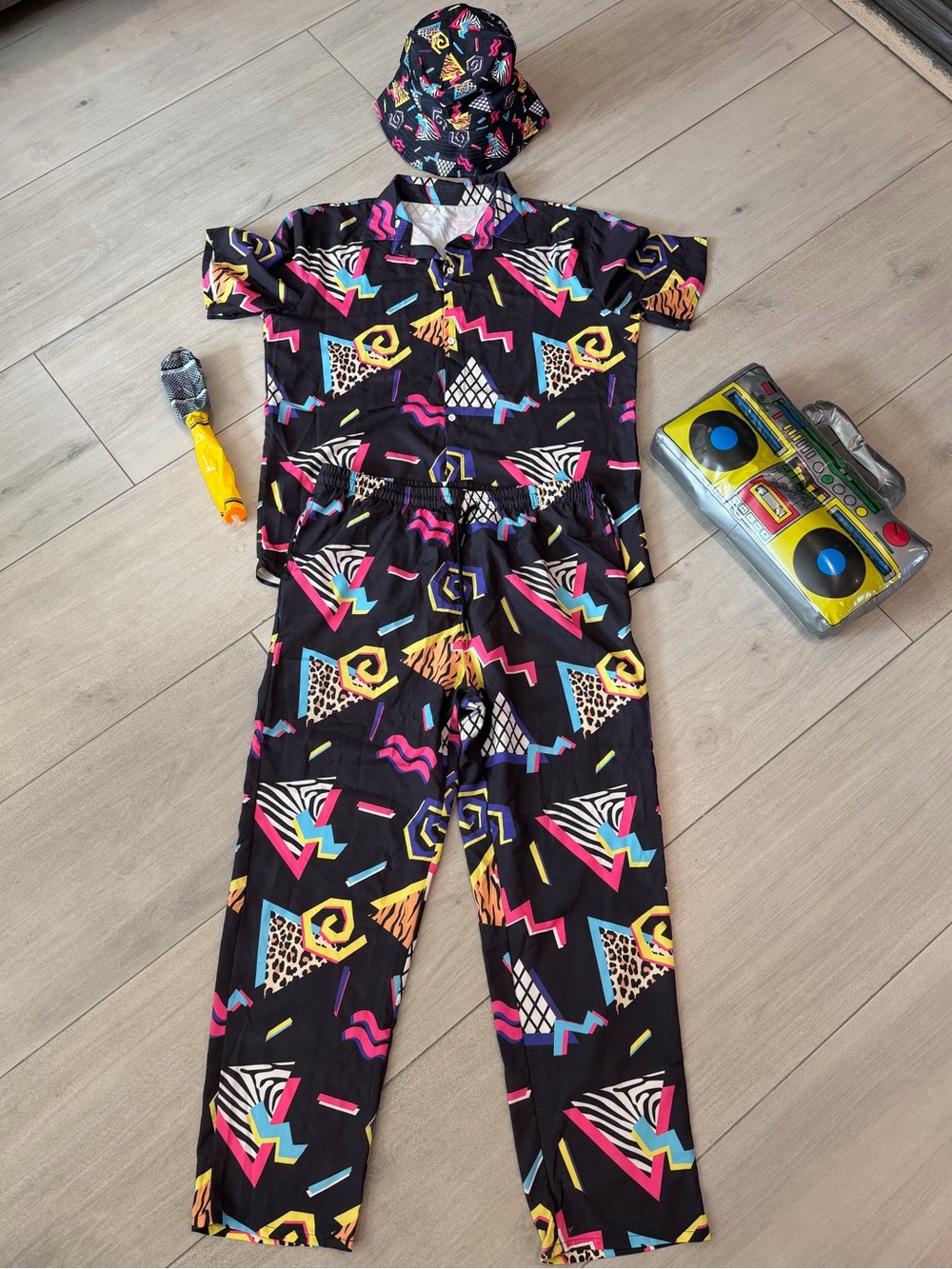 80’s Retro Adult 3 Piece Halloween Costume